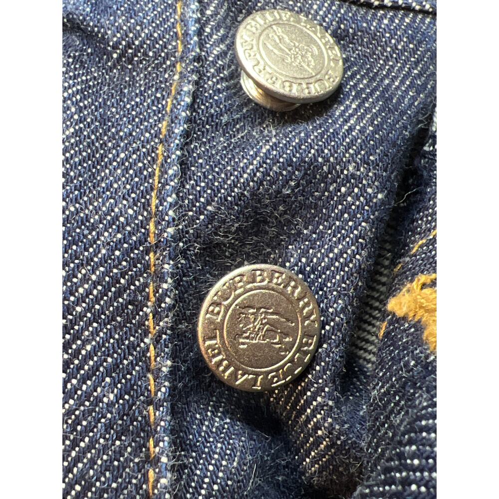 Burberry Women's Nova Check Denim Jeans Roll Cuff EU 40 - Picture 11 of 14